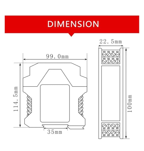 Convertidor de señal analógica 1-5V evita interferencias en PLC de 24V 2
