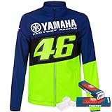 softshelljacke rossi  Valentino Rossi Yamaha Softshell Jacke Racing Line - Multicolor + 2X FANERGY Traubenzucker (L)