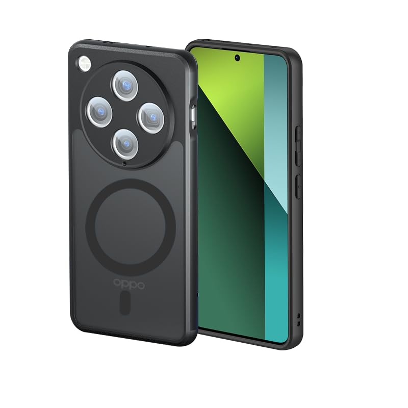 Image of For OPPO Find X8 Case, Translucent Design, Shockproof, Scratch Resistant Back, Magnetic Compatible, MagSafe Matte, US Military MIL Certified, Hybrid TPU Bumper, PC Micro Dot, No Yellowing and