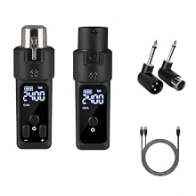 [WIRELESS FREEDOM] Enjoy the convenience of a stable RF connection up to 100 feet, allowing you to perform without the hassle of cables and enhancing your mobility on stage. [EXTENDED RANGE] The long transmission distance provides flexibility for rem...
