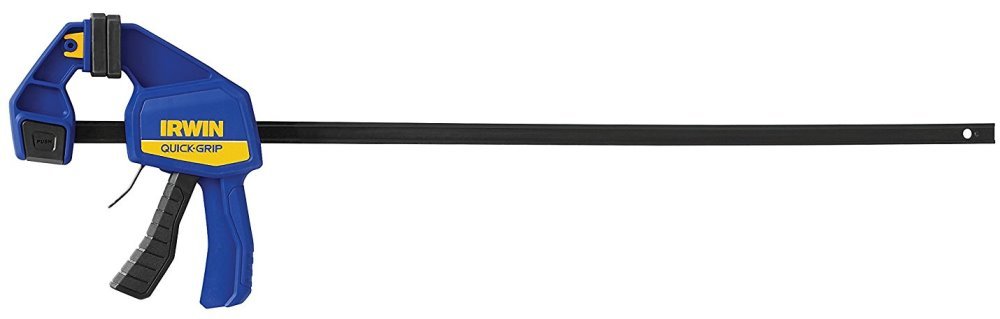 5 Pack Irwin 1964720 24" Quick-Grip Medium-Duty One-Handed Bar Clamp