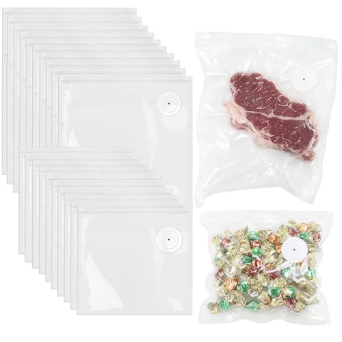 40PCS Reusable vacuum seal bags for food - 20PCS Large...