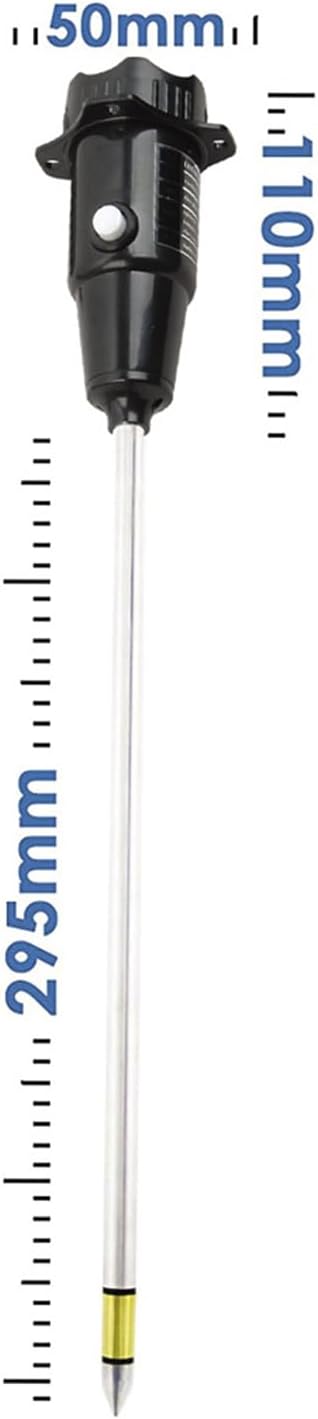 Long Probe Deep Soil Moisture Meter 2 In-1 Tester-Professional Test Hygrometer For Large Gardening Farming Soil Meter Digital For Indoor Gardening Outdoor Long Probe Tester