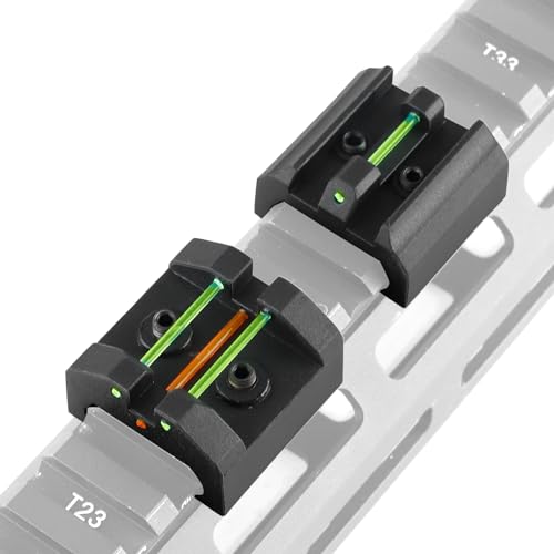 TPRCOL Low Baseline Optical Fiber Material Front and Rear Sight (Black T1-Low Baseline Fiber Optic Sight) by TPRCOL - Used condition - US$18.91