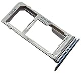 Tiroir Carte SIM et Support SD pour Samsung Galaxy S9 Duos (SM-G960F/DS), Piece de Remplacement Original, Bleu