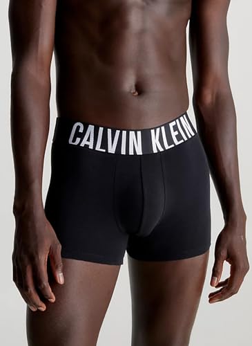 Calvin Klein Trunk 3Pk Trunk, Herren, Schwarz (Black, Black, Black), Xxl 3