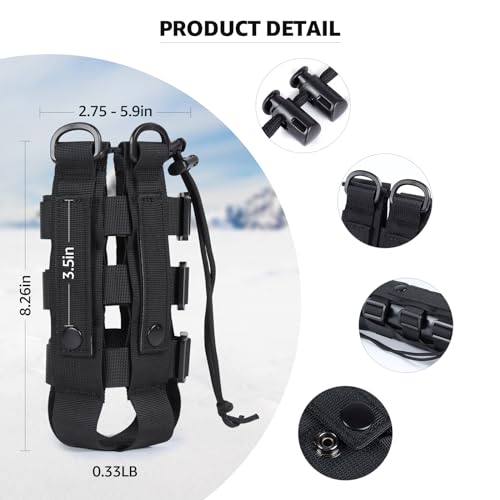 Image of Water Bottle Holder Molle Pouch Carrier,Tactical Water Bottle Pouch,Mesh Water Bag Water Bottle Holder For Bike,Tactical Molle Water Bottle Pouch,Water Bottle Holder Carriers for Walking（Multi Colors）