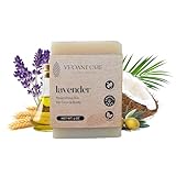 Lavender Handmade Soap Bar, Gentle with Organic Olive, Rice Bran, & Castor oil, Hungarian & Bulgarian Lavender Essentials, 5 oz
