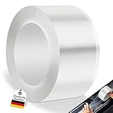 【GEEIGNETE GRÖSSE 】Die steinschlagschutzfolie ist 5cm breit und 10m lang. Das universelle Design kann auf alle Fahrzeugtypen, die meisten Autos, Fahrrad, Motorrad, Lastwagen, Pickups oder SUVs ladekantenschutz folie angewendet werden.