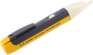Non-Contact AC Voltage Tester Pen AC 12-1000V LED Flashlight Buzzer Alarm, AC Voltage Detector Pen Live/Null Wire Judgment