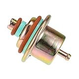 Motoforti Fuel Injection Pressure Regulator, Fuel Pressure Regulator Gas, for Jeep Wrangler 1991-1995, Metal, with Ring, 12460604, Bronze Tone