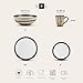 Stone Lain Lucy Porcelain 16-Piece Round Dinnerware Set, Beige