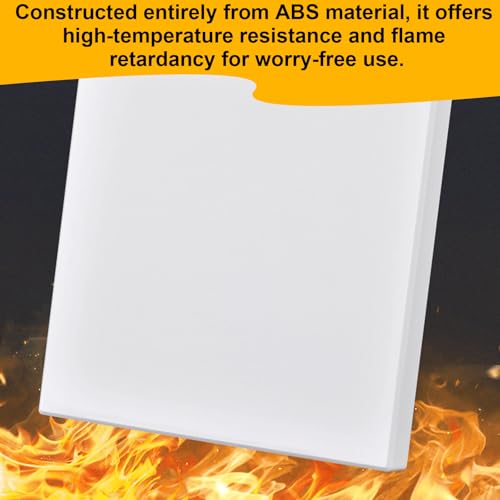 4 Stück Lichtschalter Blindabdeckung Unterputzdose, Steckdosen Abdeckung Weiss 8,6 X 8,6 Cm Blindabdeckung Steckdose für Ungenutzte Steckdosen oder Schalter Blinddeckel Unterputzdose