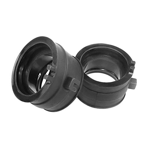 Adaptador de interfaz del colector de la ingesta de carburador para Honda Shadow VT600 VT750 Transalp XL600V XL650V DEAUVILLE NT 650 NTV600 NTV650 Tubo de admisión (Color : 2 Pieces)