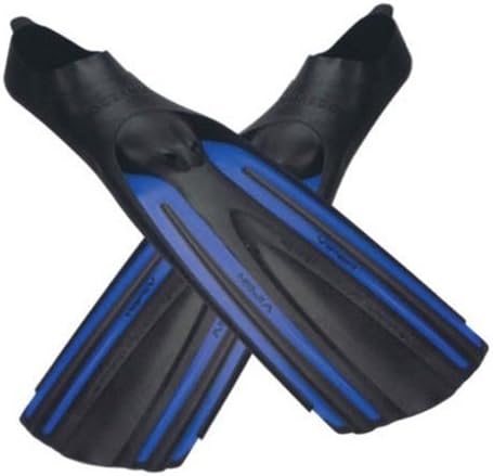 New Oceanic Viper Full Foot Scuba Diving & Snorkeling Fins - Blue (Size 6-7/Small)