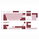 PAKJEL Darling 02 różowa nasadka klawiszy, japońskie anime Cherry Profile Keycap do klawiatury mechanicznej