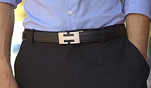 KORE Slim Full-Grain Leather Track Belts | “Imagine” Alloy Buckle2