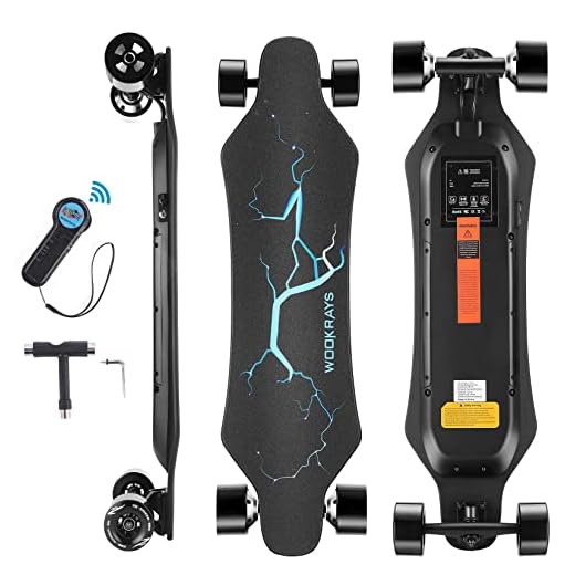 HIFRRUY 38'' Electric Skateboard for Adults, Electric Longboards with Remote for Teens 900W Dual Motor E-Skateboard, 25MPH Max Speed, 21.7Miles Range, 3 Speed Adjustment, 8 Layers Maple, 330Lbs Max