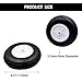 2PCS RC Airplane Foam Wheel Light Sponge Tire with Plastic Hub for RC Airplane Plane Helicopter DIY Model Toy Plane Wheel Replacement Parts (4.5 Inch)
