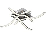 wellenoptik interferenz ELEGANTE DECKENLEUCHTE - Die 4 flammige warmweiße LED Deckenlampe 'Tigull' von Monzana bringt mit Ihrem eleganten Design einen modischen Akzent in Ihr Zuhause. Ob im Flur, Wohnzimmer, Arbeitszimmer, Schlafzimmer, Jugendzimmer, Kinderzimmer oder in der Küche - die Deckenleuchte sieht überall gut aus.