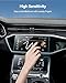 LANTU Car Screen Protector for 2019-2024 Audi A6 A7 Q8& 2020-2024 Audi Q7 Accessories Upper&Lower Navigation Touchscreen Protector Film Tempered Glass HD Clear Anti-Glare