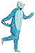 Sqlszt Animal Sulley Monster Onesie Adult Sullivan One Piece Pajamas Unisex Cosplay Costume For Women Men Blue XL