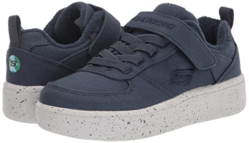 Skechers Kids Boy's Sport Court 92-Klendor Sneaker, Navy, 13 Little Kid #TOP7