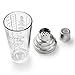 Sanlan cocktail shaker, 12oz Martini Recipes Measured Mixing Glass and Stainless Steel Top shakers bartending, Best Gift for Beginner