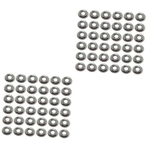 PLAFOPE 2 Sätze Dichtungsscheiben Aus Edelstahl Für Bolzen Schüsselförmige Scheiben Ersatzdichtungen 100 Stück * 2