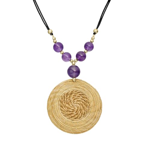Collier Mandala Doré VERA NAVARRO idéal pour sublimer vos tenues d'été
