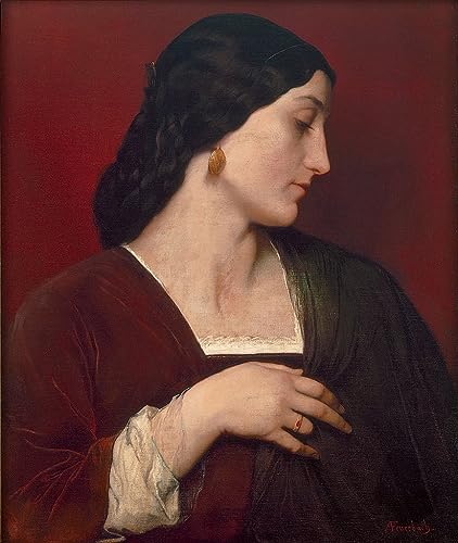 Toile Nanna Anselm Feuerbach 60x90cm pour décoration murale de maison