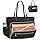 Teacher Bag 15.6 Inch Work Bag Women Laptop Tote Bag with Accordion File Organizer Pocket & Insulated Pocket Computer Tote Bag for Nursing, Office, College, Travel