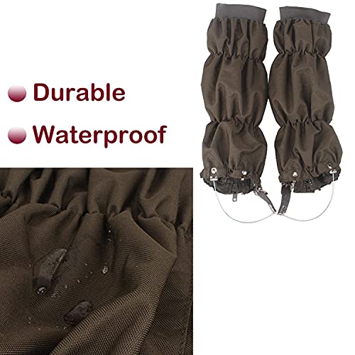 Uponauot Thicken Oxford Snake Gaiters Snake Bite Protection Gator For Lower Legs Boot Gaiters For Hiking Waterproof Hunting Boot Snow Boot Cover Adjustable Legging For Men And Women,Army Green #TOP3