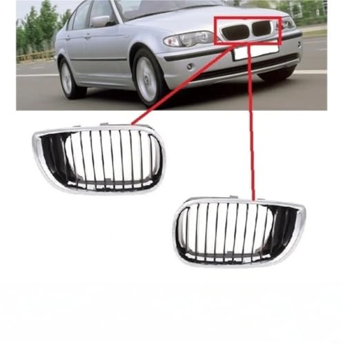 Rejilla parachoques delantero BMW Serie 3 E46 02-05 para renovación exterior simétrica 3