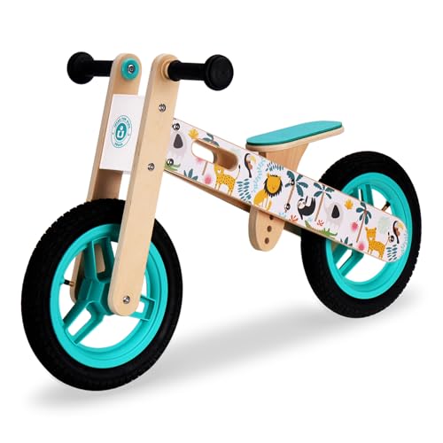 Udeas Wooden Balance Bike, White