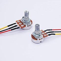 Taiss / 3 pièces 100K Ohm WH148 Potentiomètre type B Potentiomètre rotatif linéaire à 3 bornes avec câble de connexion XH2.54-3P + capuchon noir WH148-100k-HX + BKL - Les Beatles, Paul McCartney, John Lennon, RIngo Starr, George Harrison Taiss / 3 pièces 100K Ohm WH148 Potentiomètre type B Potentiomètre rotatif linéaire à 3 bornes avec câble de connexion XH2.54-3P + capuchon noir WH148-100k-HX + BKL – Image 6