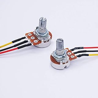 Taiss / 3 pièces 100K Ohm WH148 Potentiomètre type B Potentiomètre rotatif linéaire à 3 bornes avec câble de connexion XH2.54-3P + capuchon noir WH148-100k-HX + BKL - Les Beatles, Paul McCartney, John Lennon, RIngo Starr, George Harrison Taiss / 3 pièces 100K Ohm WH148 Potentiomètre type B Potentiomètre rotatif linéaire à 3 bornes avec câble de connexion XH2.54-3P + capuchon noir WH148-100k-HX + BKL – Image 6