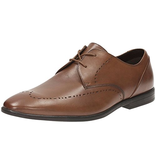Image of Clarks Bampton Limit, Men’s Brogue, Brown (Tan Leather), 10 UK (44.5 EU)