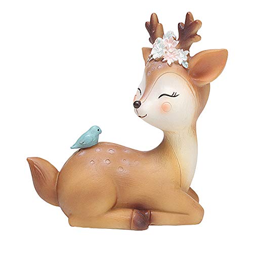 Comtervi Kitz Figur, Dekorative Ornamente, Figur Deko REH Kitz Miniatur 3D Bambi, Tierfiguren Cover