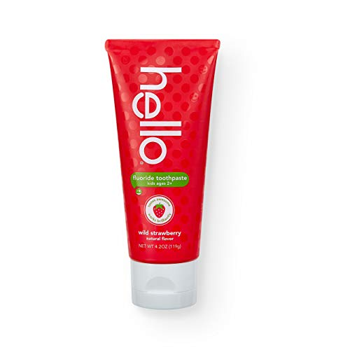 Hello 4348451208 Natural Wild Strawberry Flavor Fluoride Kids Toothpaste thumb #13