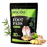 HXCOO Ginger Foot Pads,Premium Herbal Ingredients Foot Care Patches 30pc