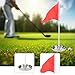 PciDinFo Golf Putting Green Flag and Portable Golfer Gifts Stainless Steel for