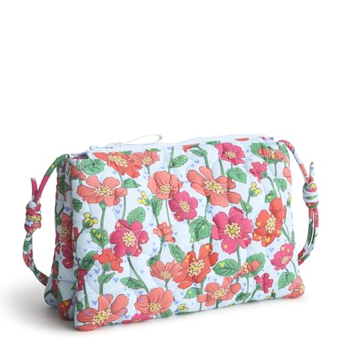 Vera Bradley Women's Disney Featherweight Foxbury Crossbody Bag, Mickey Meadow, One Size