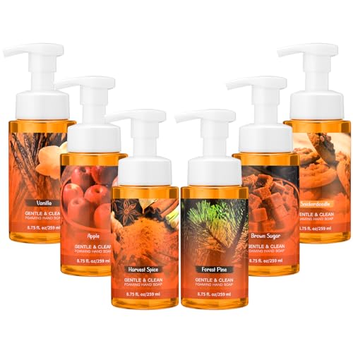 Image of 6 Pack Fall Foaming Hand Soap, Autumn Scents 8.75 fl oz