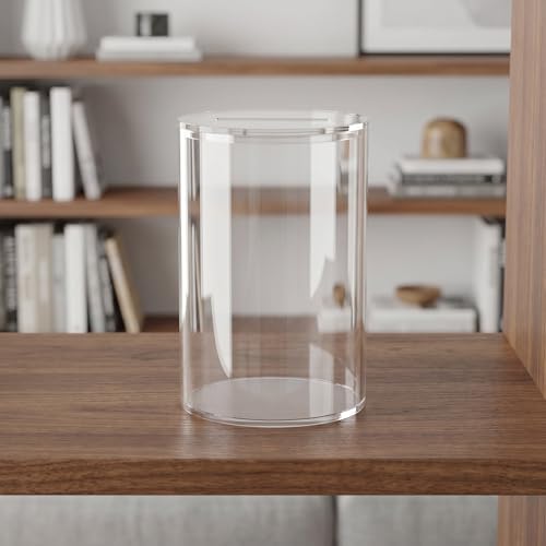 Hucha transparente de acrílico para propinas en comercio o ahorro infantil en casa, pack de 2 6