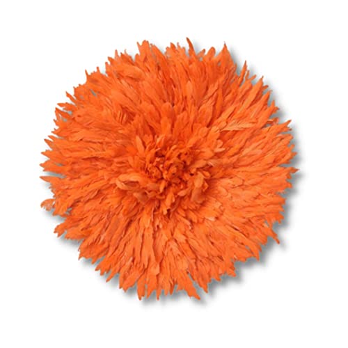 Chapeau Juju Bamiléké rouge Juju Hat arc-en-ciel pour grand mur intérieur