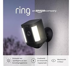 Ring Amazon Spotlight Cam Plus Plug-In | 1080P HD Video, Two Way Audio, Color Night Vision, LED Spotlights, Siren, Easy Ass…