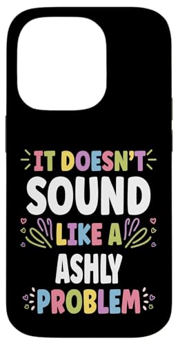 ASHLEY Personalized Women's Gift Custom ASHLEY �X�}�z�P�[�X iPhone 14 Pro �p