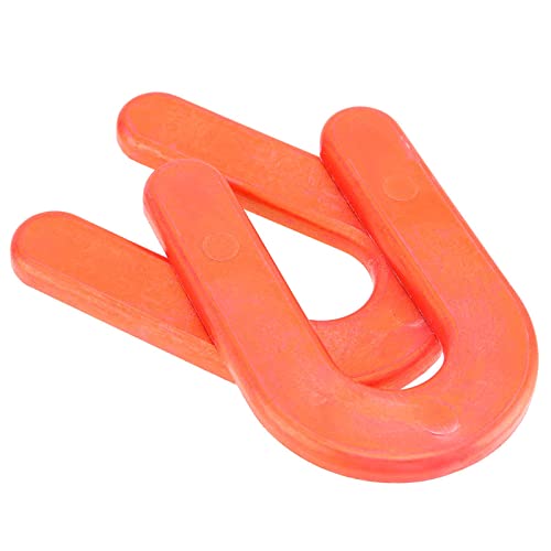 Taicheut 300 Pack 1/8 Inch Horseshoe Shims, Plastic U Shaped Shims Structural Plastic Shims For Tiles, Marble, Windows And Curtain Wall, Red #TOP3