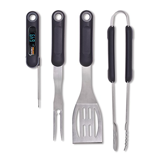 Set de utensilios para parrilla de acero inoxidable MAVERICK